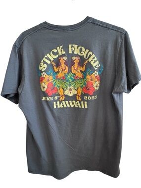 Stick Figure Reggae Band Hawaii 2023 Tour Graphic Tee Men’s L